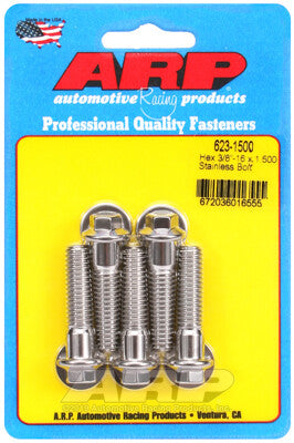 3/8 Inch Hex Bolts - Stainless Polished ARP Racing Products-33