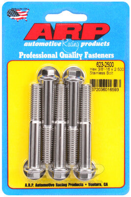 3/8 Inch Hex Bolts - Stainless Polished ARP Racing Products-29