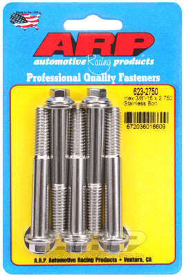 3/8 Inch Hex Bolts - Stainless Polished ARP Racing Products-28