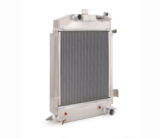 Downflow Radiator Direct-Fit Natural Finish for Ford Truck w/Auto Trans 53-56 Ford F100/F250 Pickup 53 Mercury Pickup Radiator Be Cool