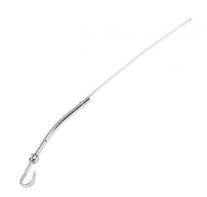 Engine Oil Dipstick Chrome Fits 1955-1979 Chevrolet 265-400 Small Block with Driver Side Block Mounted Dipstick Mr Gasket