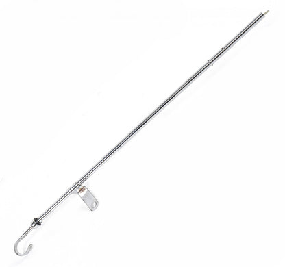 Engine Oil Dipstick & Tube Chrome Fits 1965-1990 Chevrolet 396-454 Big Block with Oil Pan Mounted Dipstick Mr Gasket