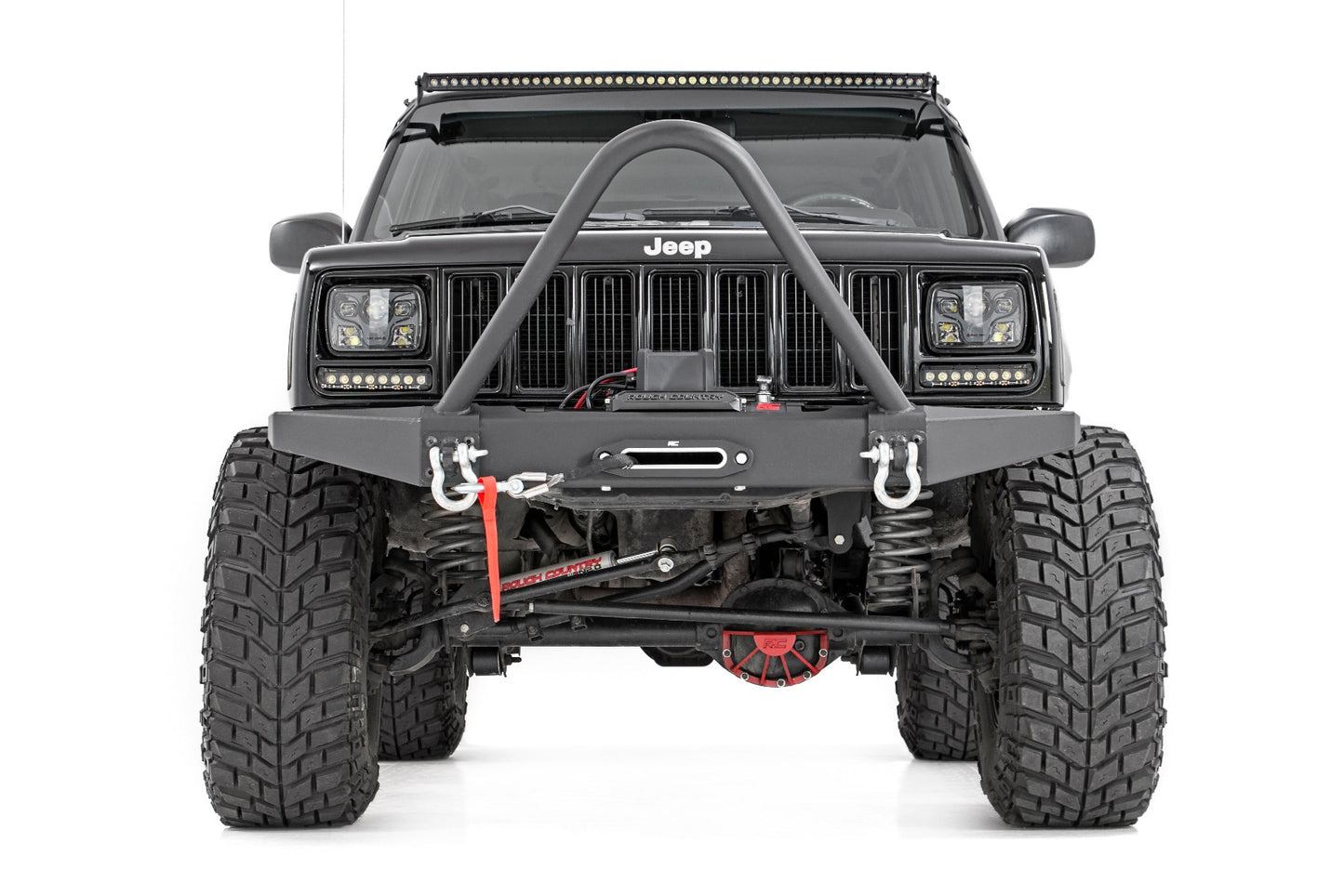 Rough Country 4.5 Inch Lift Kit V2 Rear AAL 84-01 Jeep Cherokee XJ 2WD/4WD Rough Country