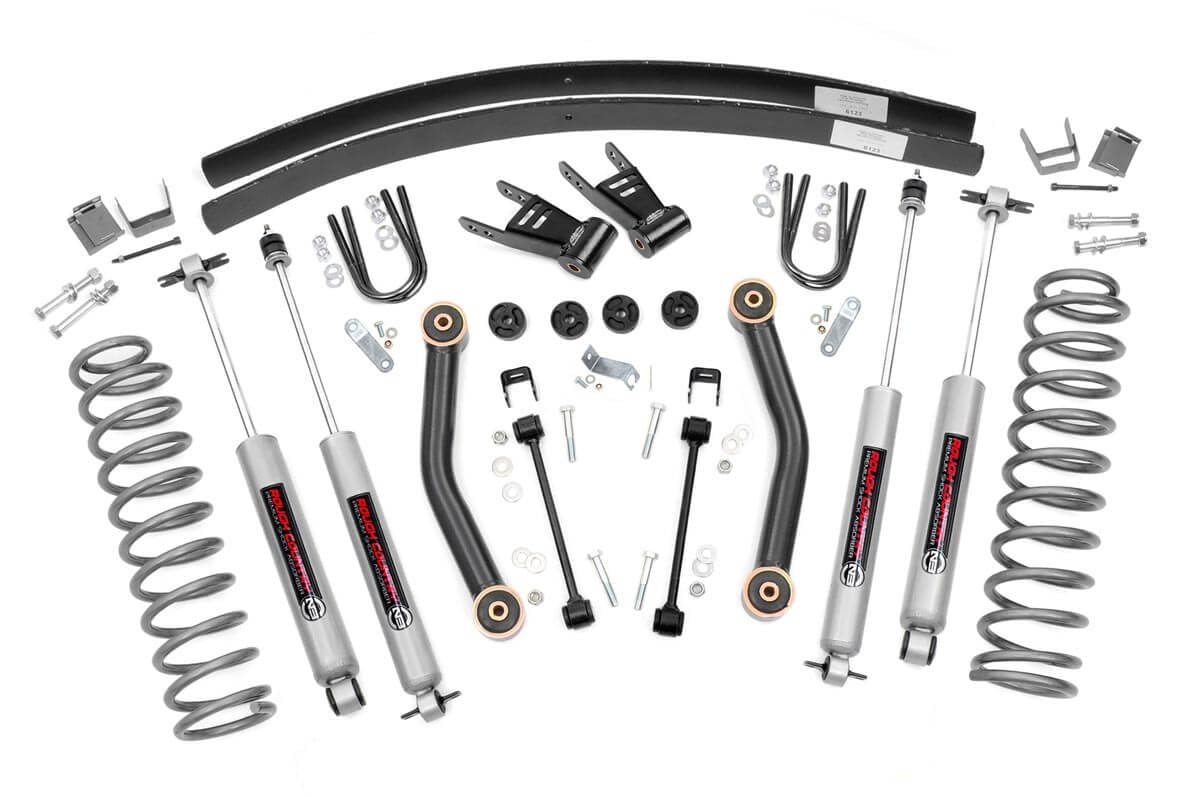 4.5 Inch Lift Kit Rear AAL Jeep Cherokee XJ 2WD/4WD (1984-2001) Rough Country-1