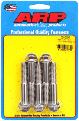 7/16-14 Hex 1/2 Wrenching Stainless Polished Bolts 5 Piece ARP Racing Products-10