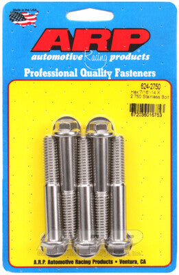 7/16-14 Hex 1/2 Wrenching Stainless Polished Bolts 5 Piece ARP Racing Products-9
