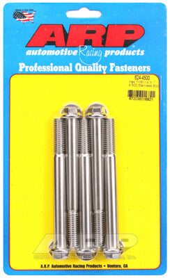 7/16-14 Hex 1/2 Wrenching Stainless Polished Bolts 5 Piece ARP Racing Products-2