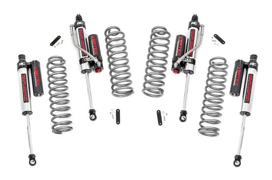 Rough Country 2.5 Inch Jeep Suspension Lift Kit w/Vertex Adjustable Reservoir Shocks 07-18 Wrangler JK Rough Country