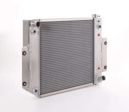 Radiator Direct-Fit Polished Finish for 70-86 Jeep CJ/Scrambler w/Auto Trans Radiator Be Cool