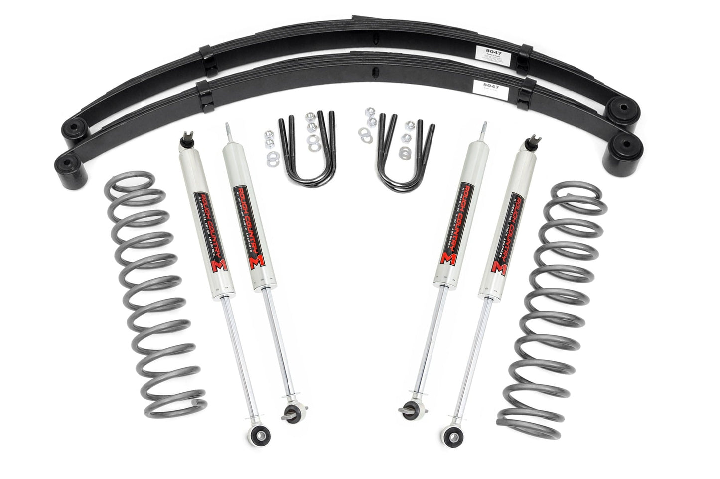 3 Inch Lift Kit RR Springs M1 Jeep Cherokee XJ 2WD/4WD (1984-2001) Rough Country