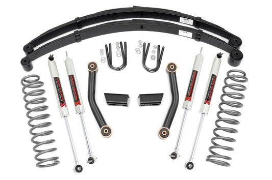 3 Inch Lift Kit Series II RR Springs M1 Jeep Cherokee XJ (84-01) Rough Country