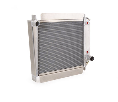 Radiator Direct-Fit Polished Finish for 66-77 Ford Bronco Radiator Be Cool-1