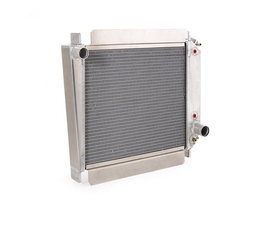 Radiator Direct-Fit Polished Finish for 66-77 Ford Bronco Radiator Be Cool-1