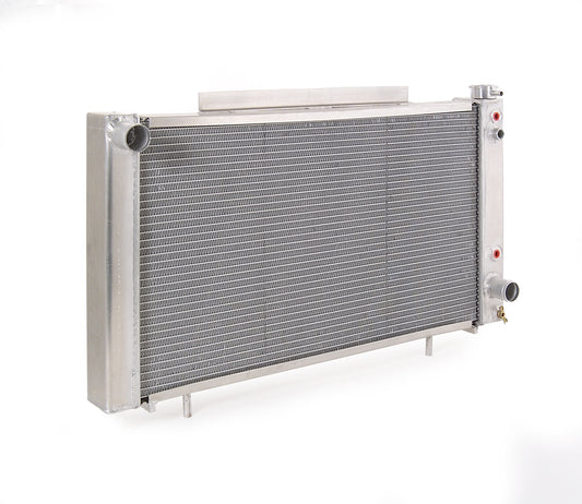Radiator Direct-Fit Polished Finish for 82-93 S10 Pickup S10 Blazer S15 Pickup/S15 Blazer w/Auto Trans Radiator Be Cool