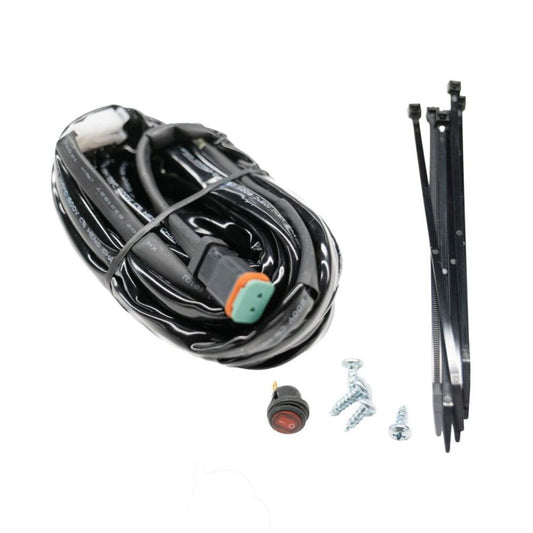 Wire Harness 1 Light With Relay KC Hilites