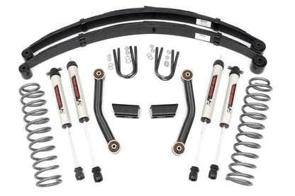 3 Inch Lift Kit Series II RR Springs V2 Jeep Cherokee XJ (84-01) Rough Country