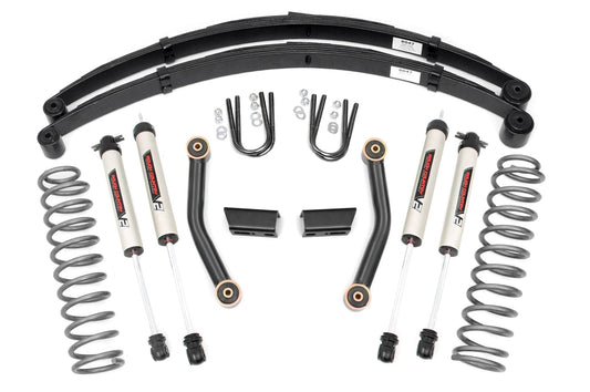 3 Inch Lift Kit Series II RR Springs V2 Jeep Cherokee XJ (84-01) Rough Country