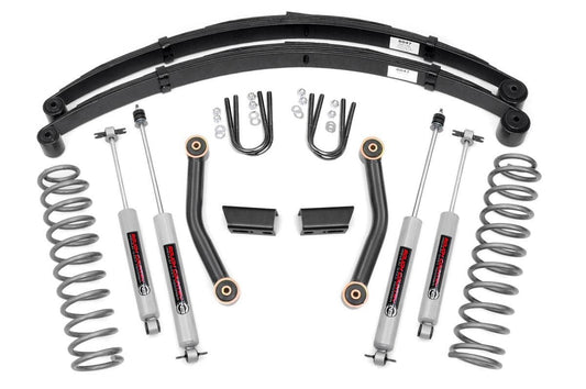 3 Inch Lift Kit Series II RR Springs Jeep Cherokee XJ 2WD/4WD (84-01) Rough Country