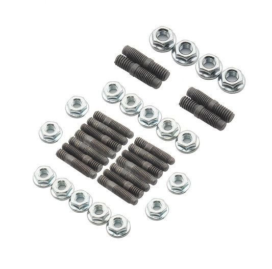 Oil Pan Stud Kit Fits Chevrolet 262-400 Small Block, Chevrolet 90 Degree V6 and Oldsmobile V8 Mr Gasket