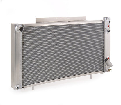 Radiator Direct-Fit Polished Finish for 82-93 S10 Pickup S10 Blazer S15 Pickup/S15 Blazer w/Auto Trans Radiator Be Cool-1