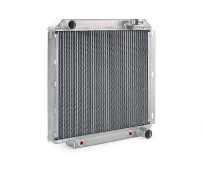 Downflow Radiator Direct-Fit Polished Finish for 60-83 Toyota FJ40/FJ45 Radiator Be Cool-1