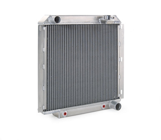 Downflow Radiator Direct-Fit Polished Finish for 60-83 Toyota FJ40/FJ45 Radiator Be Cool-1