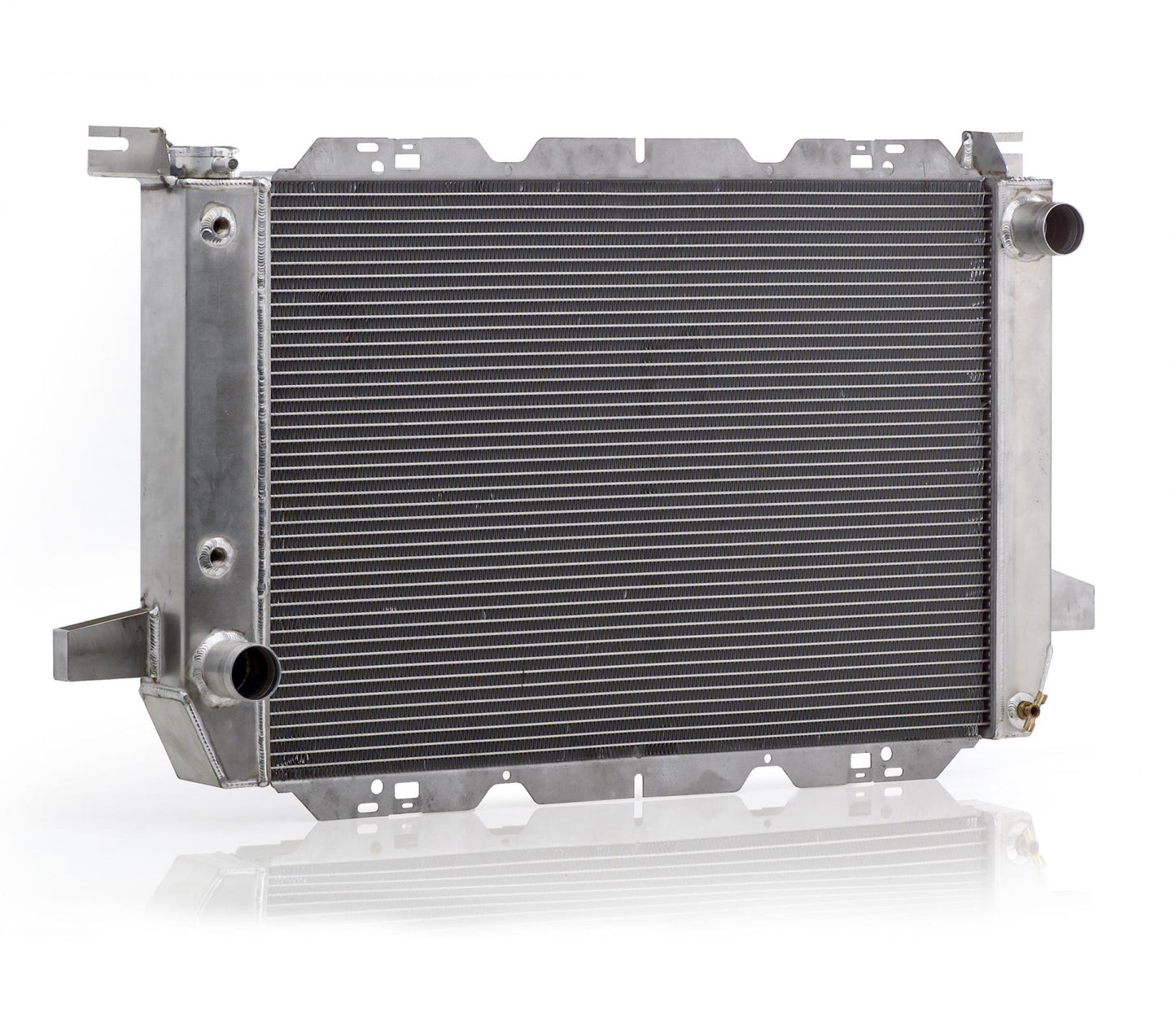 Radiator Direct-Fit Polished Finish for 85-95 Ford Bronco/F150 Radiator Be Cool-1