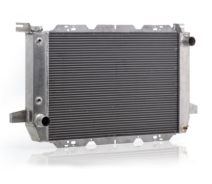 Radiator Direct-Fit Polished Finish for 85-95 Ford Bronco/F150 Radiator Be Cool-1