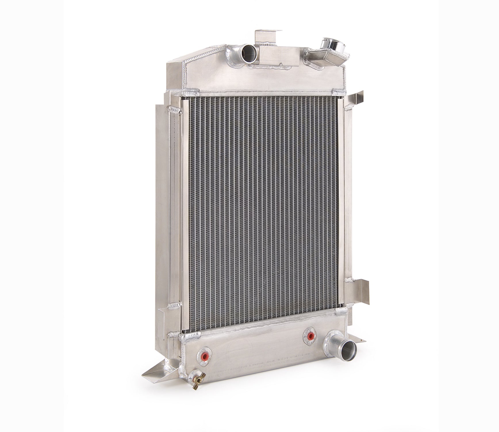 Downflow Radiator Direct-Fit Polished Finish for 53 Ford F100/F250 Pickup Mercury M100/M250/M350 Pickup Truck Radiator Be Cool-1