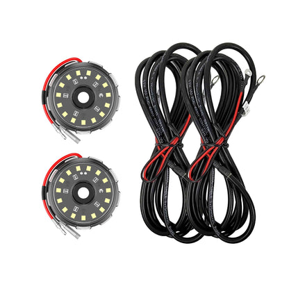 KC Two- Light Add-On Cyclone V2 Kit Clear KC Hilites-8