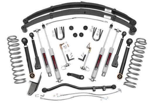 4.5 Inch Lift Kit RR Springs X-Series Jeep Cherokee XJ 2WD/4WD (84-01) Rough Country