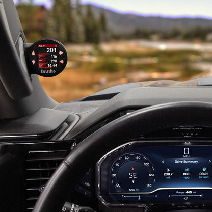 iDash Stealth Pod Mounts for 22-26 Chevy/GM 1500s and 2024-26 2500/3500 Single Pod Banks Power-3