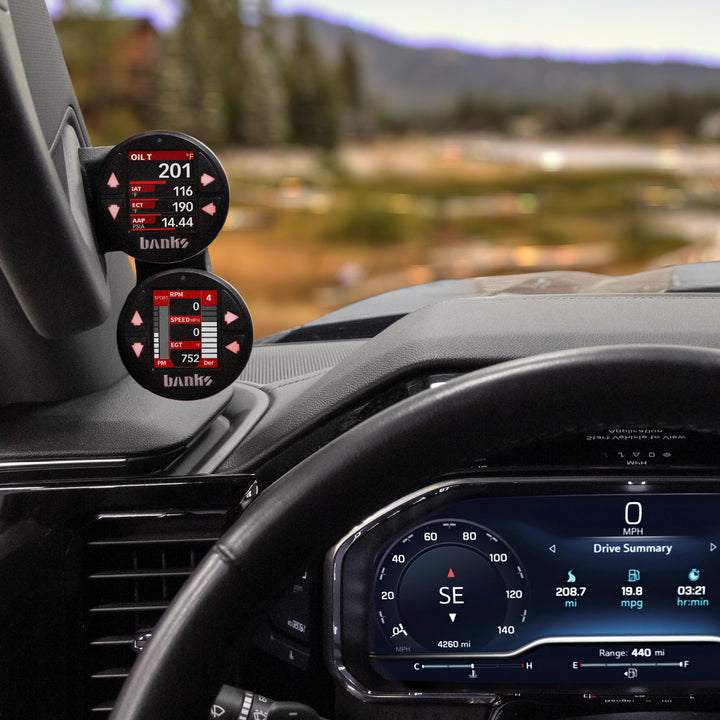 iDash Stealth Pod Mounts for 22-26 Chevy/GM 1500s and 2024-26 2500/3500 Dual Pod Banks Power-3