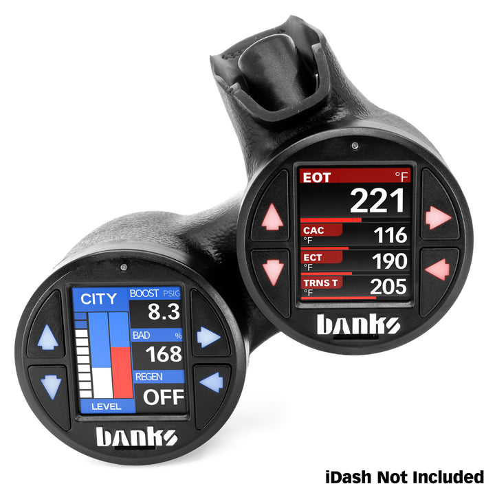 iDash Stealth Pod Mounts for 11-16 Ford Super Duty Dual Gauge Banks Power-3