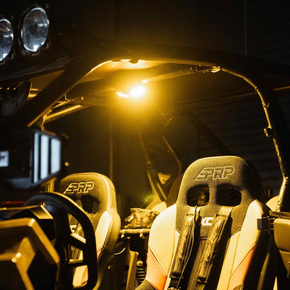 Dual Cyclone Dome Light Mount For Roll Cages KC Hilites-4