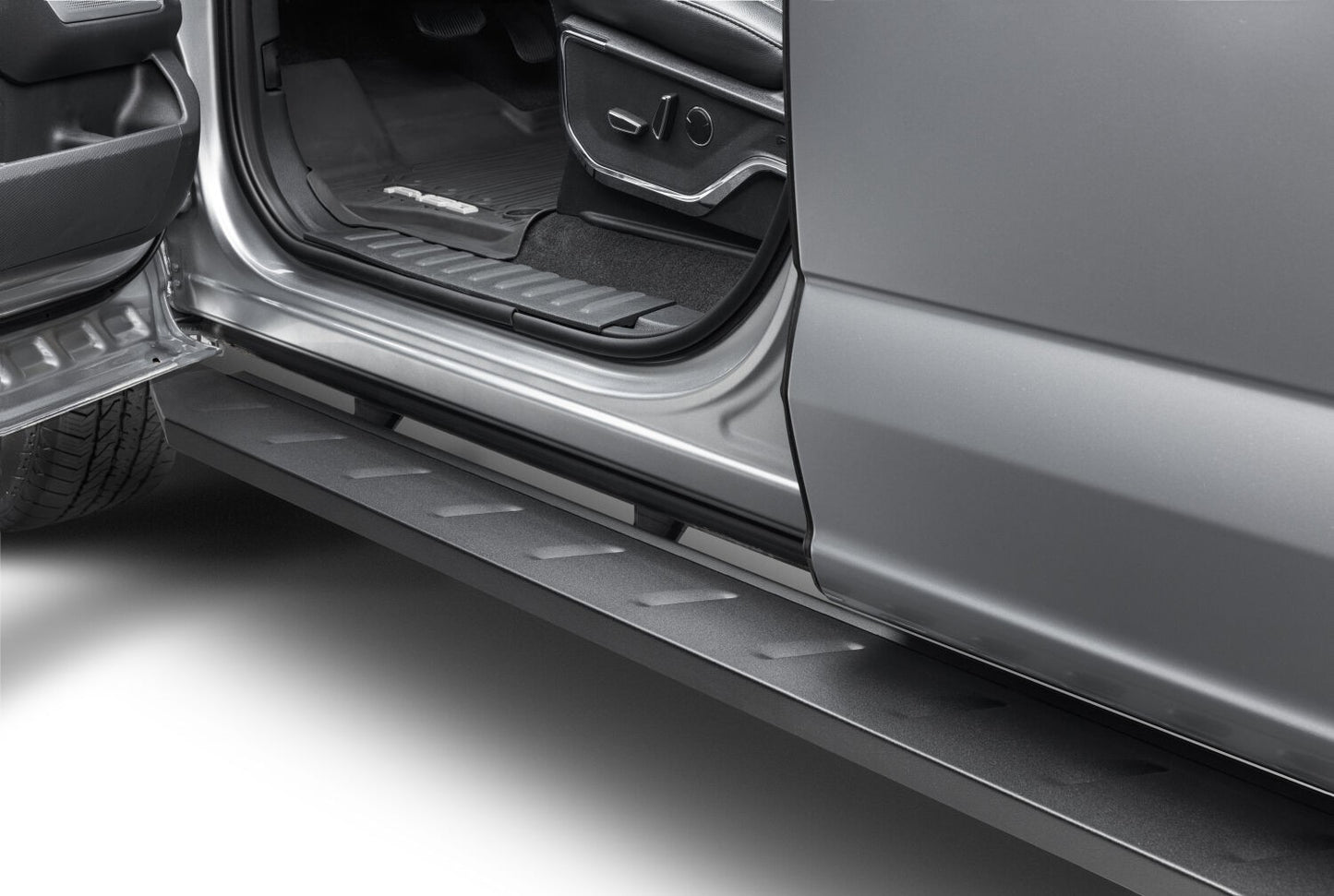 RB10 Running Boards With Mounting Brackets Textured Black 2015-2026 Ford F-150/ F-250/F-350 Go Rhino-4