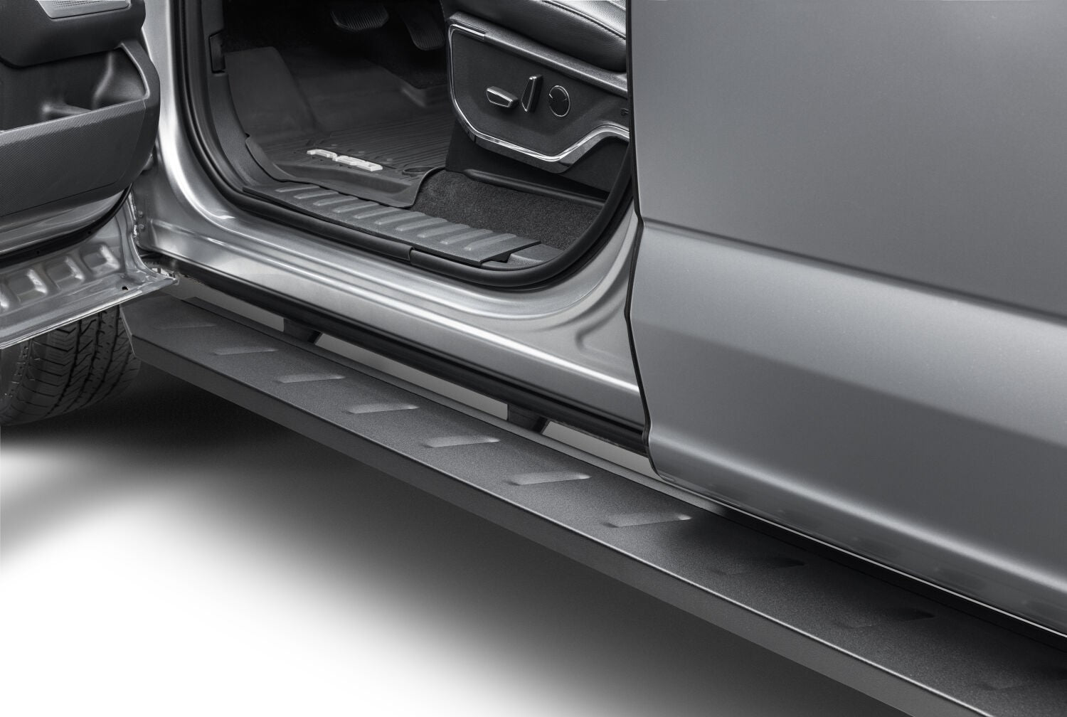 RB10 Running Boards With Mounting Brackets Textured Black 2015-2026 Ford F-150/ F-250/F-350 Go Rhino-4