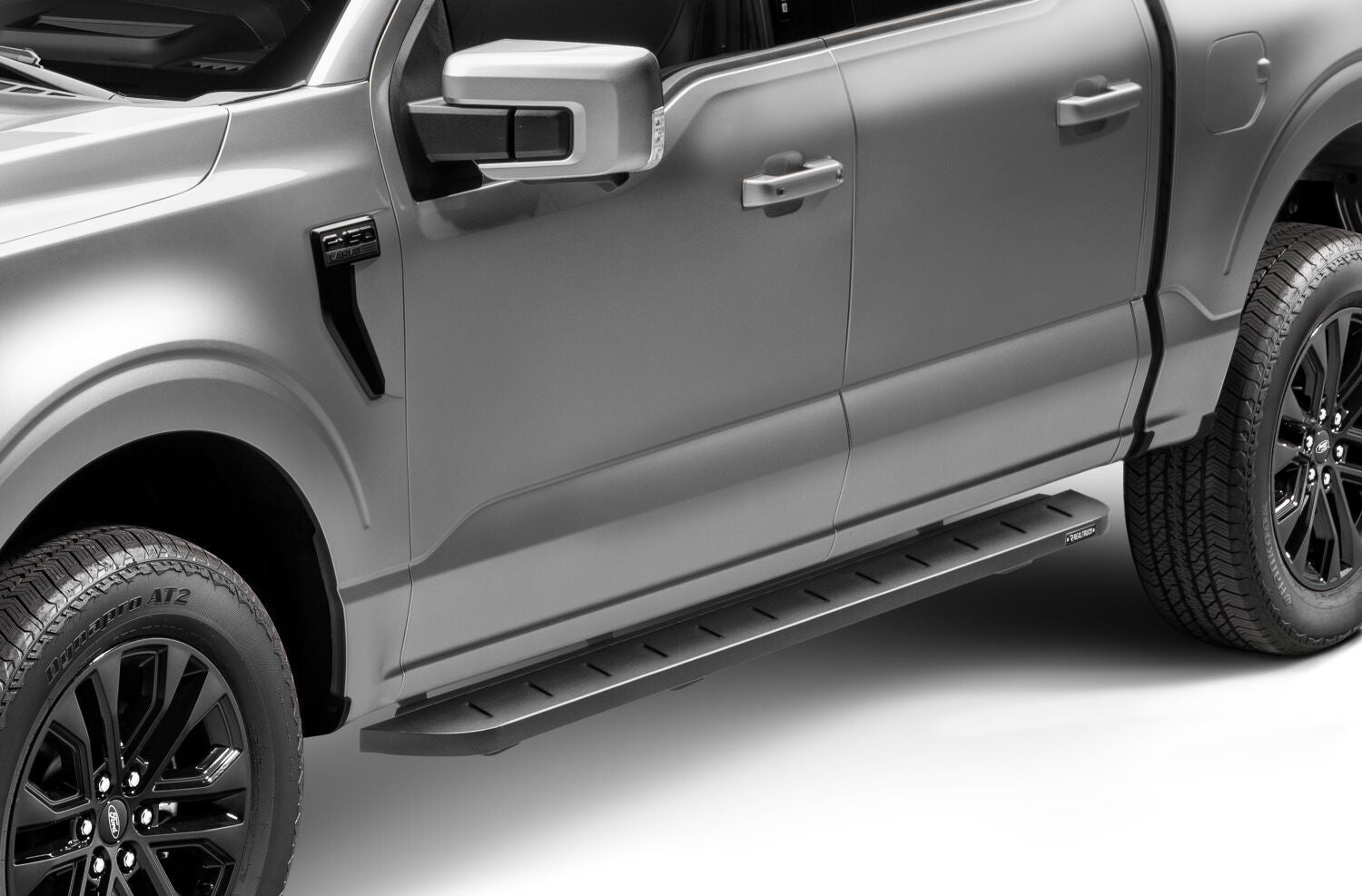 RB10 Running Boards With Mounting Brackets Textured Black 2015-2026 Ford F-150/ F-250/F-350 Go Rhino-8