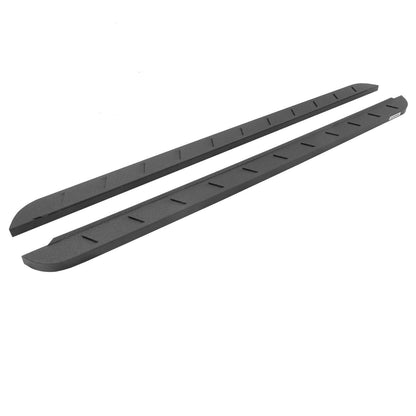 RB10 Slim Line Running Boards With Mounting Brackets Curved Protective Bedliner Coating 2015-2026 Ford F-150/ F-250/F-350 Extended Cab Go Rhino-7