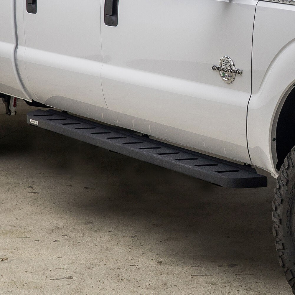 RB10 Running Boards With Mounting Brackets Protective Bedliner Coating 1999-2016 Ford F-250/F-350 Go Rhino