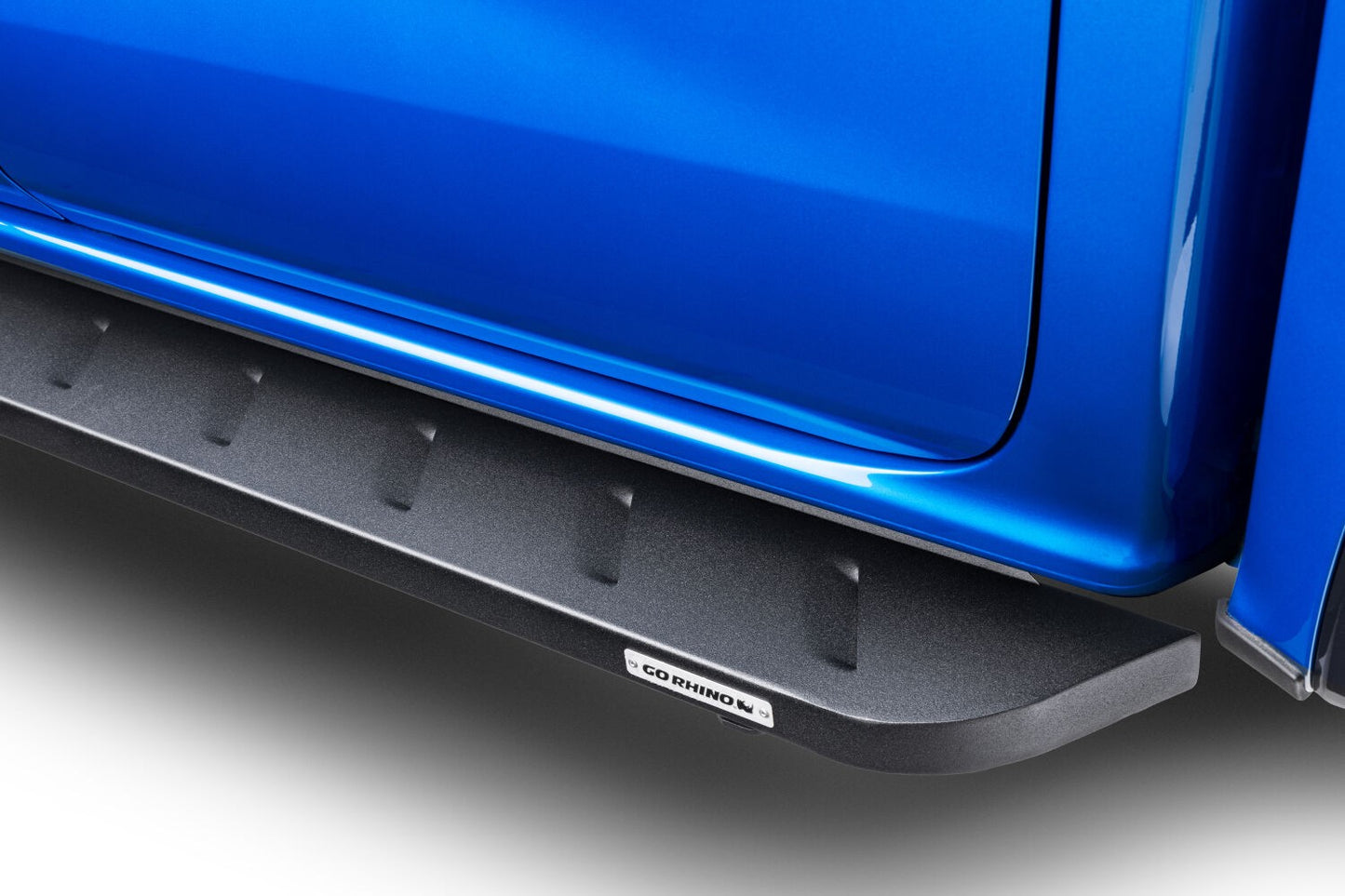 RB10 Running Boards With Mounting Brackets Textured Black 2015-2018 Ram 1500 Extended Cab Go Rhino-2