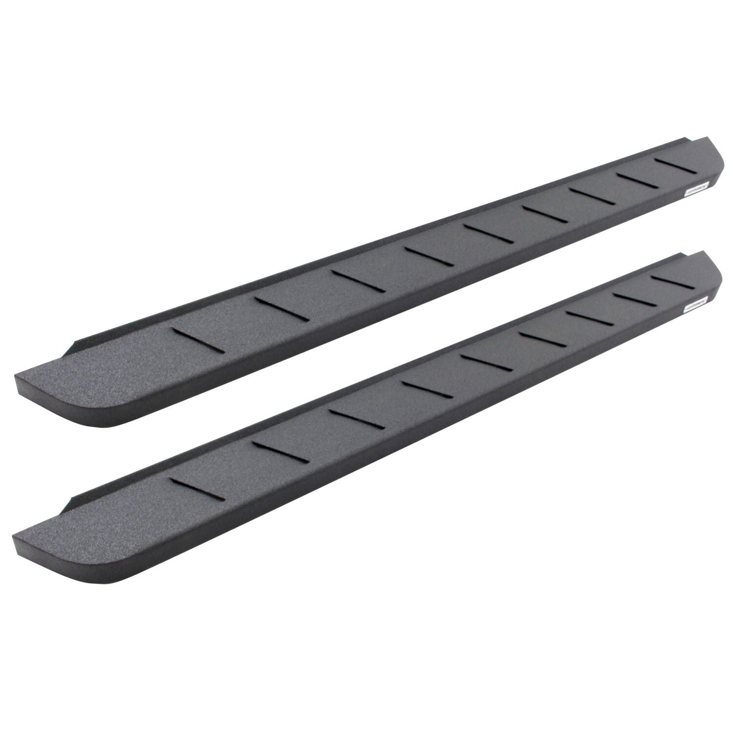 RB10 Running Boards With Mounting Brackets & 2 Pairs of Drop Steps Kit Protective Bedliner Coating 2007-2021 Toyota Tundra Extended Cab Go Rhino-1