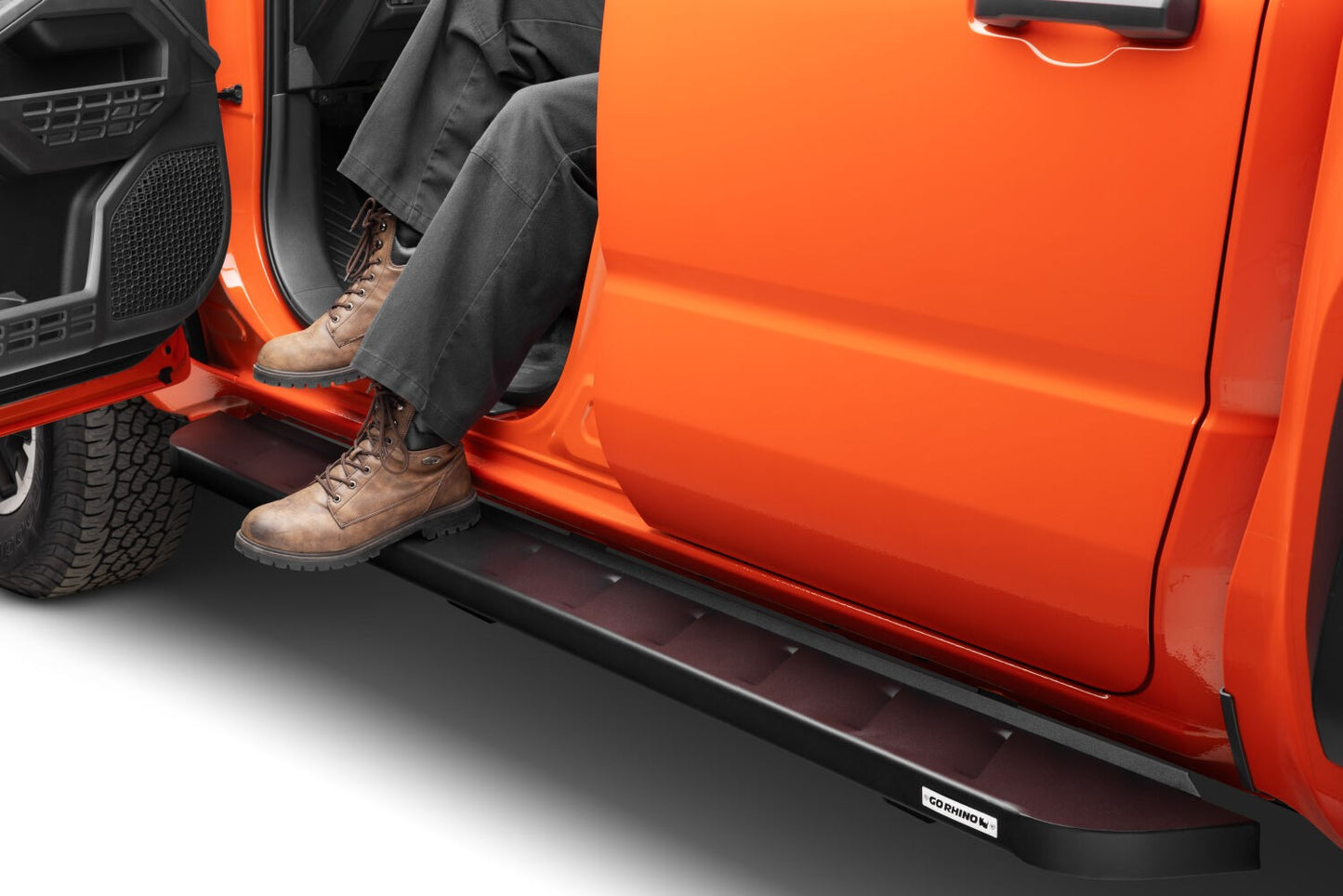 RB10 Running Boards W/Bracket Kit Textured Black 2025-2026 Toyota 4Runner Go Rhino-6