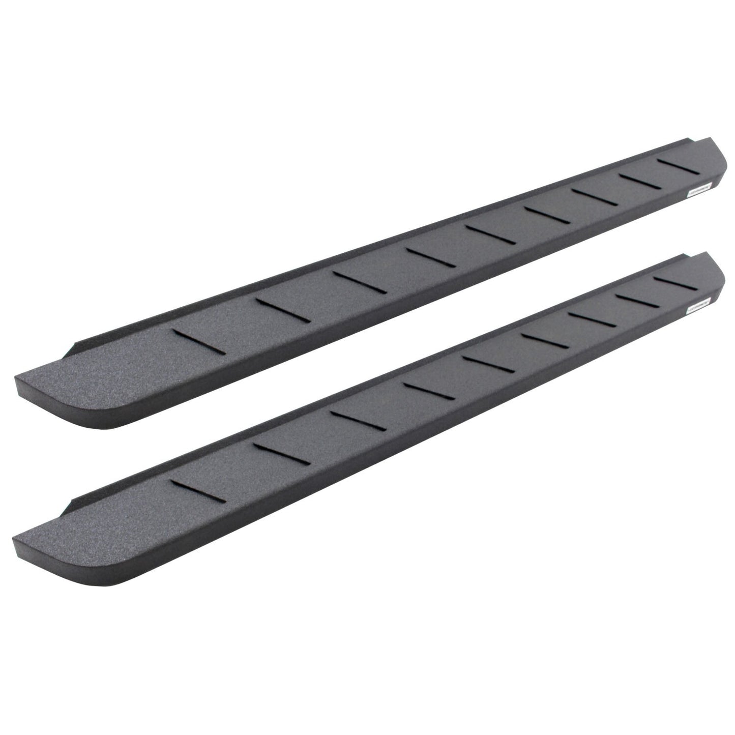 RB10 Running Boards With Mounting Brackets & 2 Pairs of Drop Steps Kit Protective Bedliner Coating 2005-2023 Toyota Tacoma Go Rhino-1