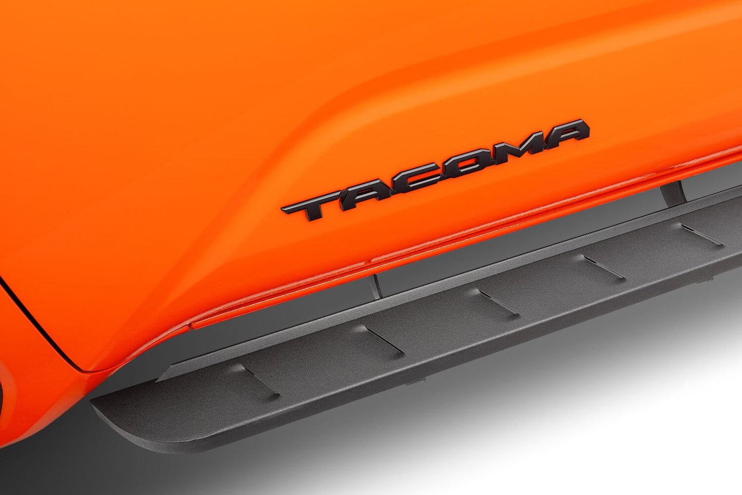 RB10 Slim Line Running Boards W/Brackets Textured Black 2024-2026 Toyota Tacoma Go Rhino-2