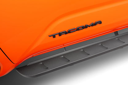 RB10 Slim Line Running Boards W/Brackets Textured Black 2024-2026 Toyota Tacoma Go Rhino-2