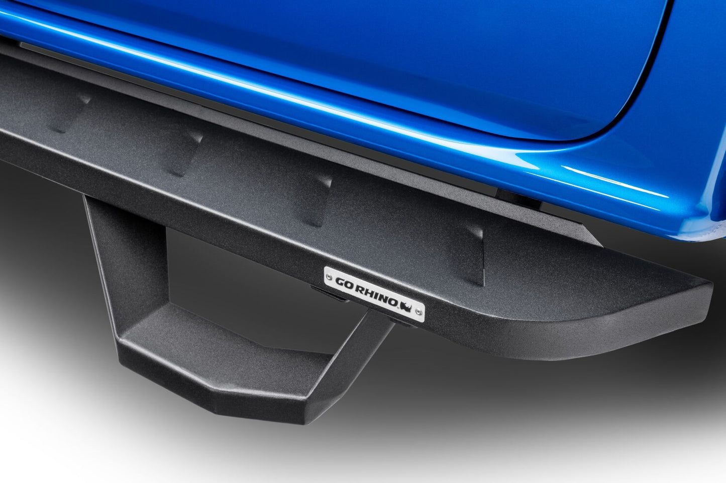 RB10 Running Boards With Mounting Brackets & 2 Pairs of Drop Steps Kit Textured Black 2022-2026 Toyota Tundra Go Rhino-2