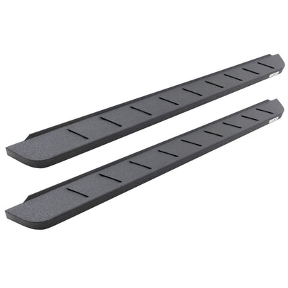 RB10 Running Boards With Mounting Brackets & 2 Pairs of Drop Steps Kit Protective Bedliner Coating 2022-2026 Toyota Tundra Go Rhino-1
