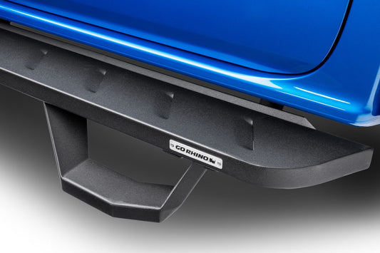 RB10 Running Boards Complete Kit: RB10 Running board + Brackets + 2 pair RB10 Drop Steps Textured Black 2023-2026 Toyota Sequoia Go Rhino-4