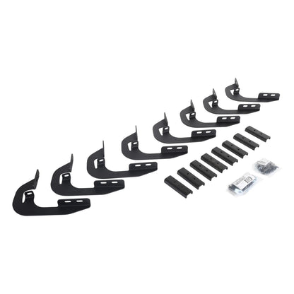 RB10 Running Boards with Brackets, 2 Pairs Drop Steps Kit Textured Black 2023-2026 Toyota Sequoia Go Rhino